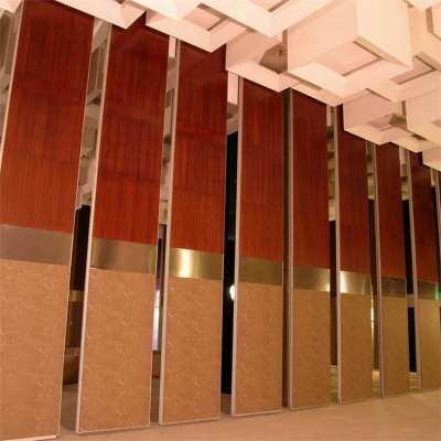 100mm Thickness Movable Acoustic Panel Decoration Sliding Partitions Walls For Hotel Banquet Hall