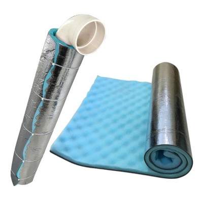 Soundproof Quilted Warp Sound Barrier Pipe Acoustic Lagging Pipe Insulation Material Noise Reduction Barrier